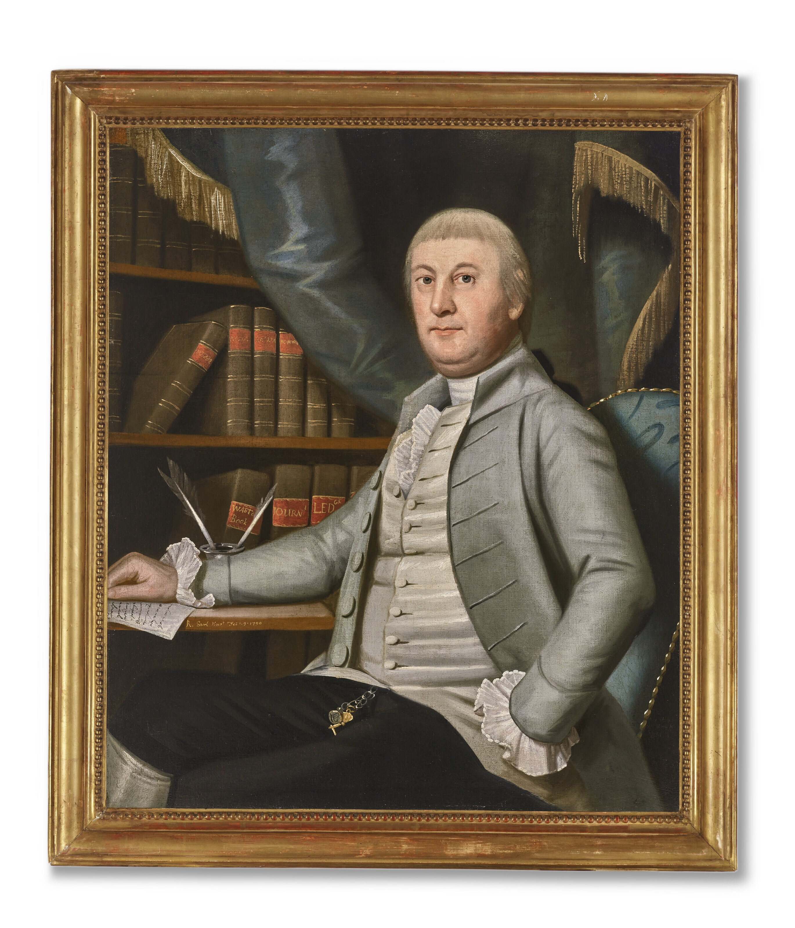 Artwork by Ralph Earl, THOMAS AND ANNA (DIBBLE) TUCKER, Made of oil on canvas