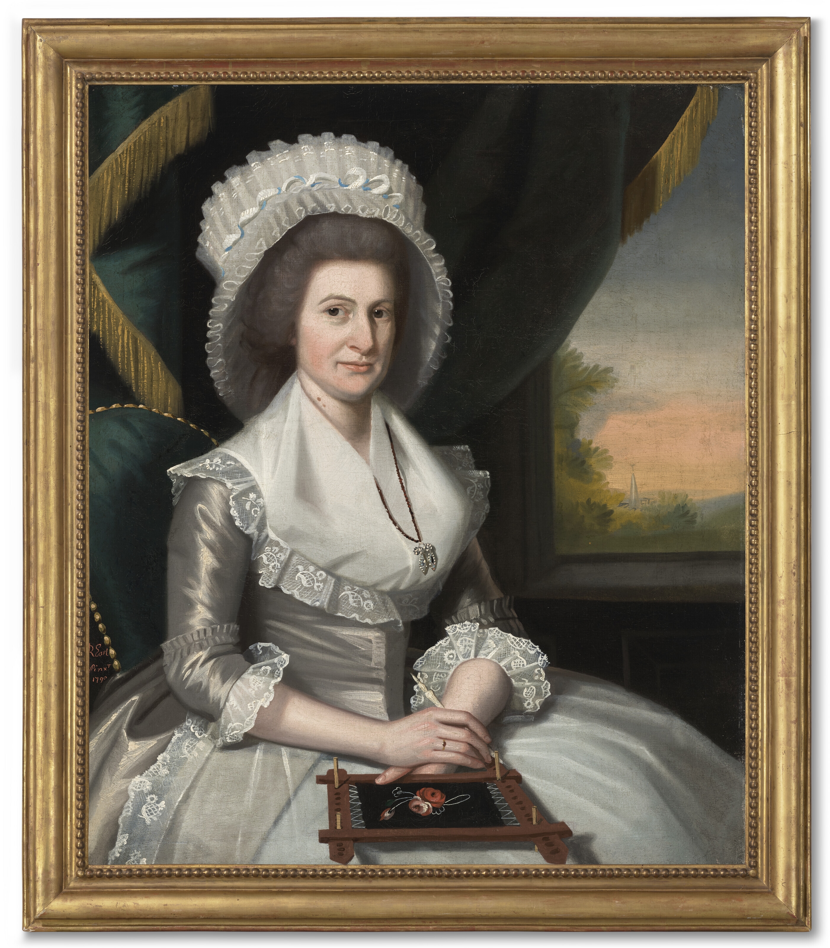 Artwork by Ralph Earl, THOMAS AND ANNA (DIBBLE) TUCKER, Made of oil on canvas