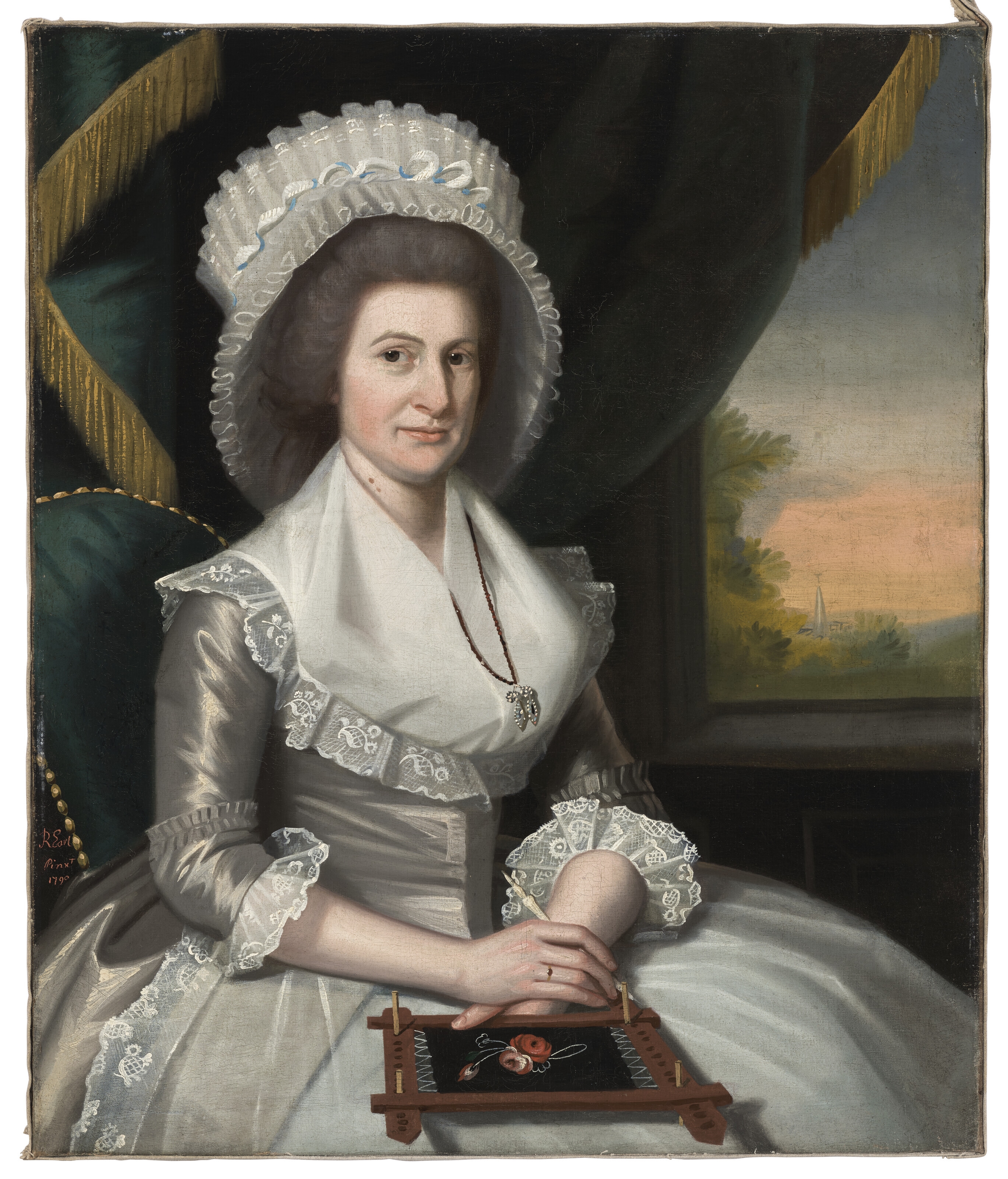 Artwork by Ralph Earl, THOMAS AND ANNA (DIBBLE) TUCKER, Made of oil on canvas