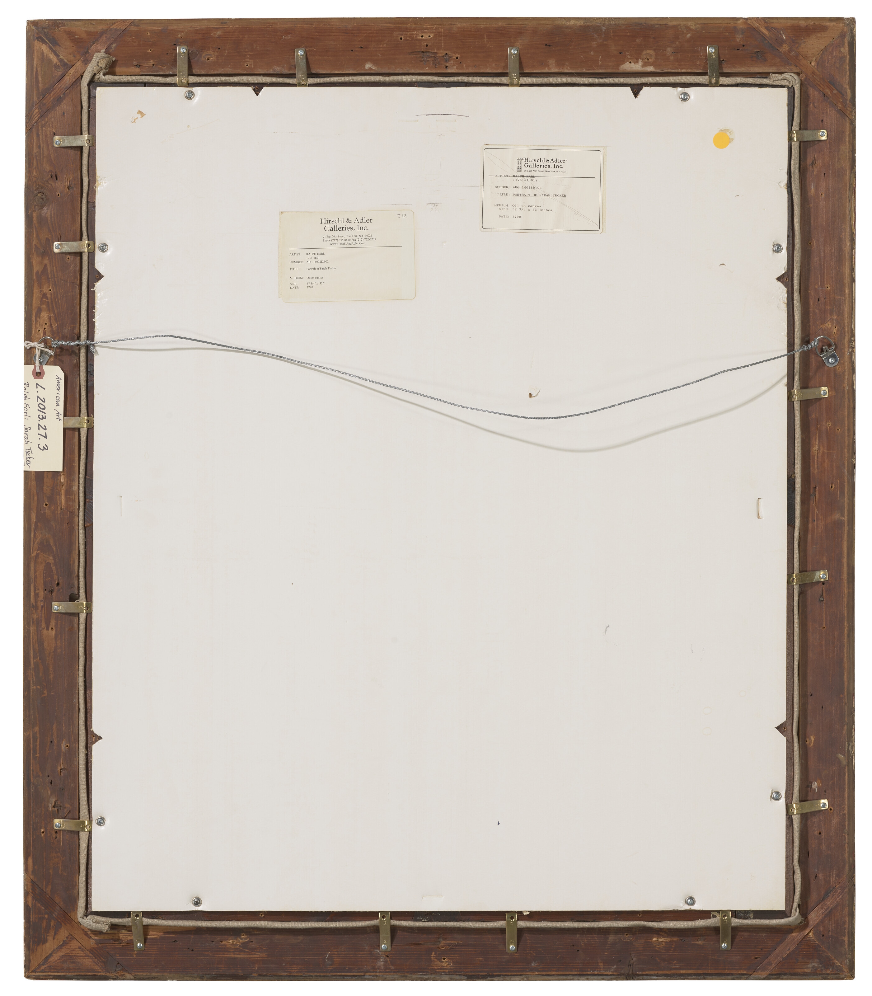 Artwork by Ralph Earl, THOMAS AND ANNA (DIBBLE) TUCKER, Made of oil on canvas