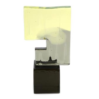 A clear glass sculpture - Attilo Polato