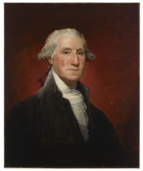 Gilbert Stuart | GEORGE WASHINGTON (VAUGHAN TYPE) (1795) | MutualArt