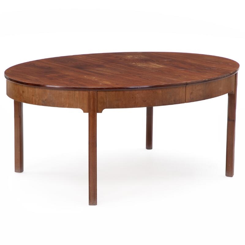 Kaare Klint | Dining table of solid Cuban mahogany with extension and ...