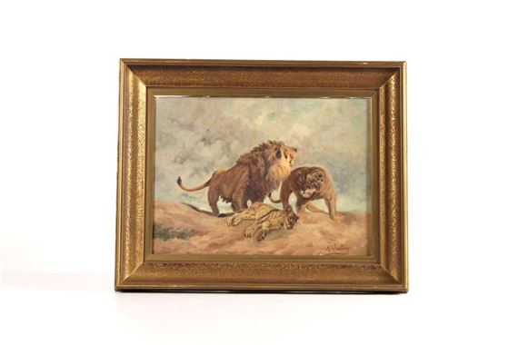 The lions by Antoine Vierling