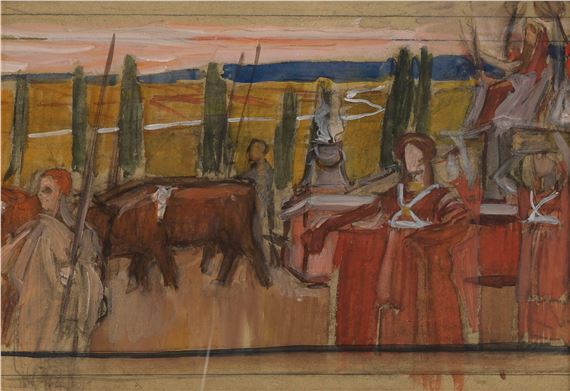 Le char de Cérès by Ernest Biéler, 1905