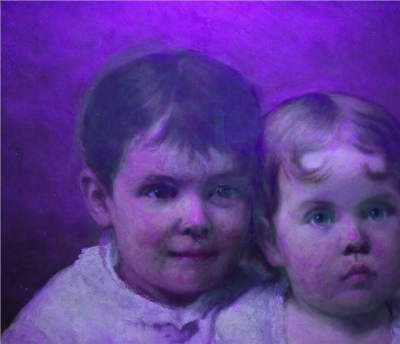 James Reeve Stuart | James Reeve Stuart Oil on Canvas Three Children ...