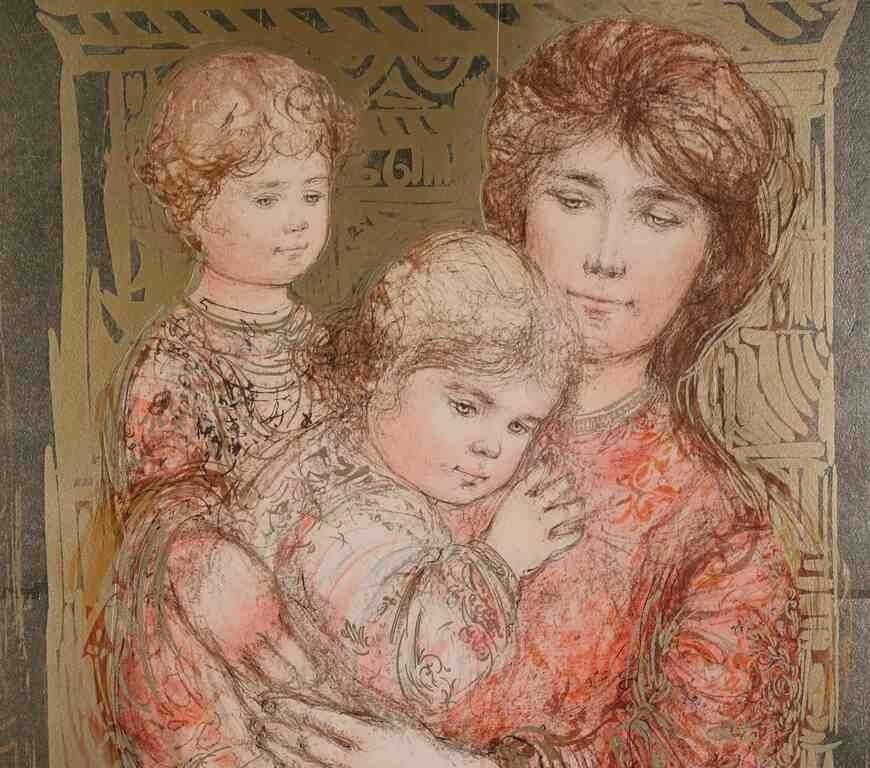 Edna Hibel | Edna Hibel Print & Lithograph | MutualArt