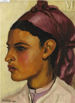 Portrait de jeune femme - Paul Ehretsmann