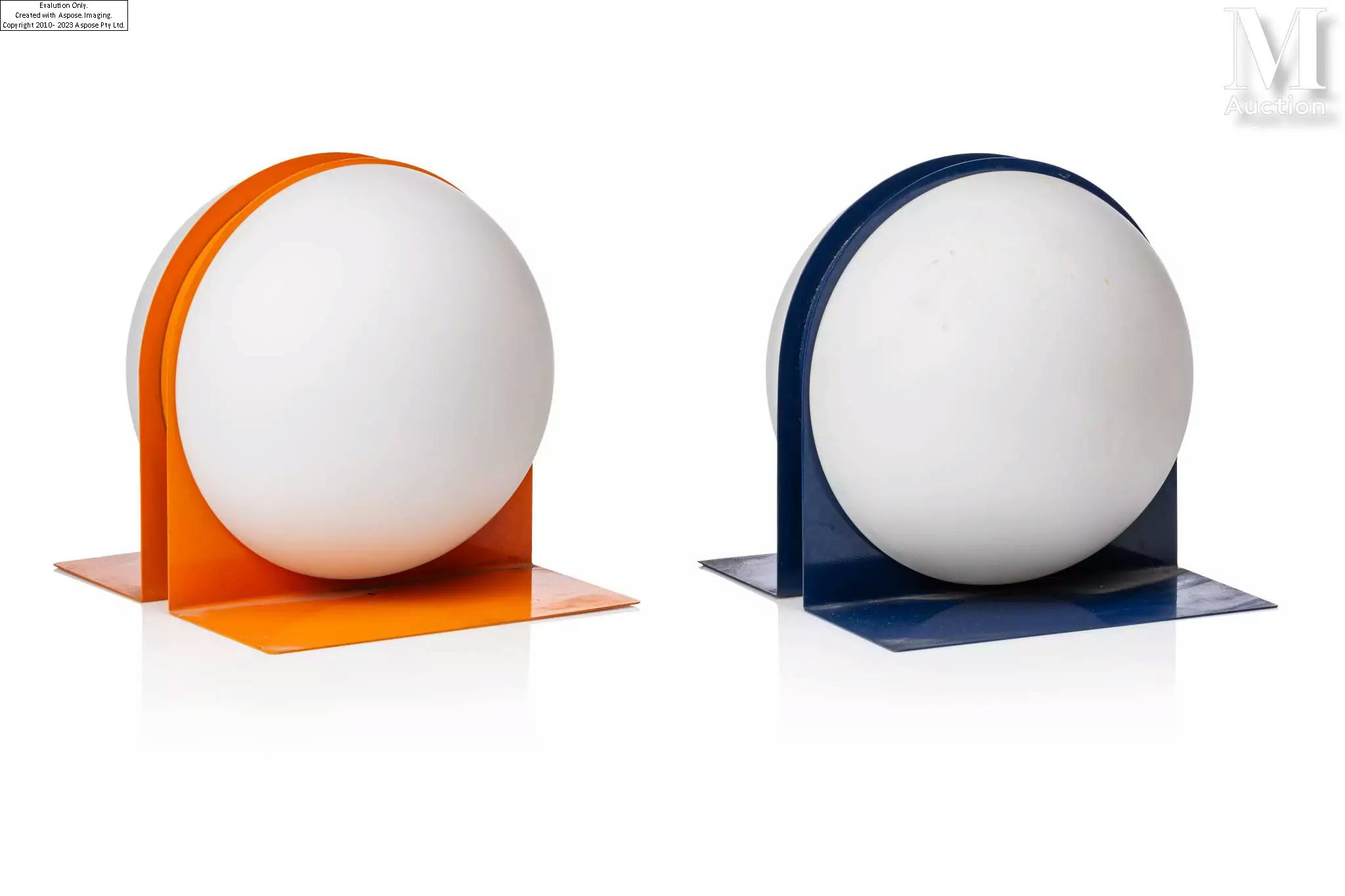 Artwork by Ben Swildens, "Modèle 10445", Made of Lacquered metal structure