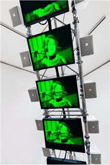 Dara Birnbaum: Four Works: Accountability - Marian Goodman Gallery, New York