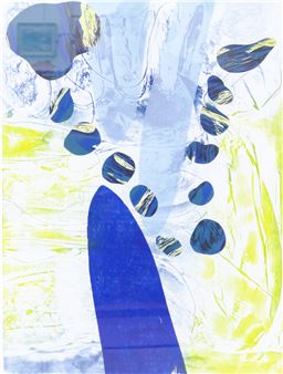 Paula Stokes ''Influx'' 2008 Mixed Media on Paper Framed 31''x25'' - Paula Stokes