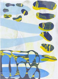 Paula Stokes ''Dormant'' 2008 Mixed Media on Paper Framed 31''x25'' - Paula Stokes