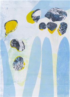 Paula Stokes ''Spritely #2'' 2008 Mixed Media on Paper Framed 31''x25'' - Paula Stokes