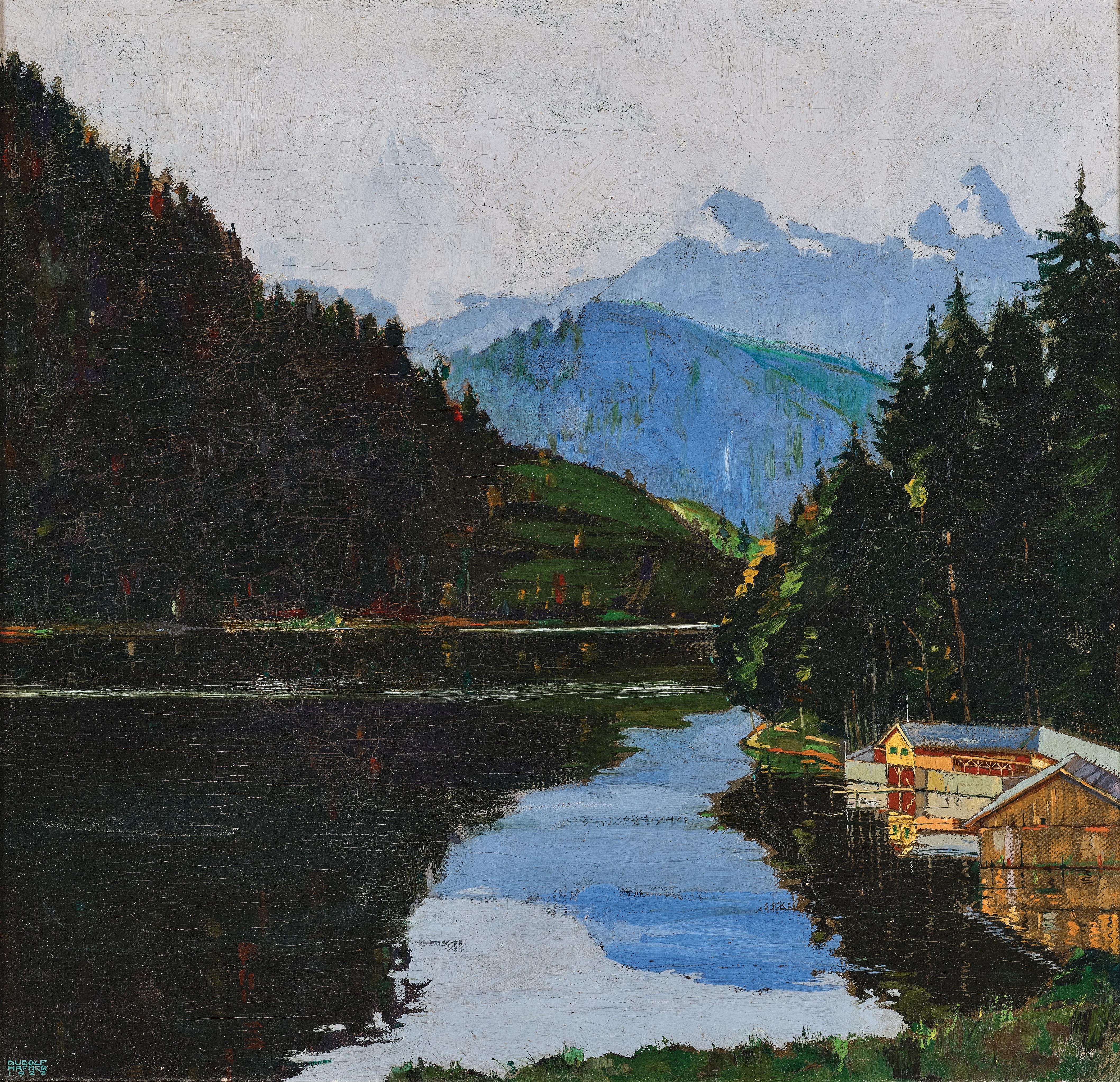 Artwork by Rudolf Hafner, Rudolf Hafner, Made of oil on canvas