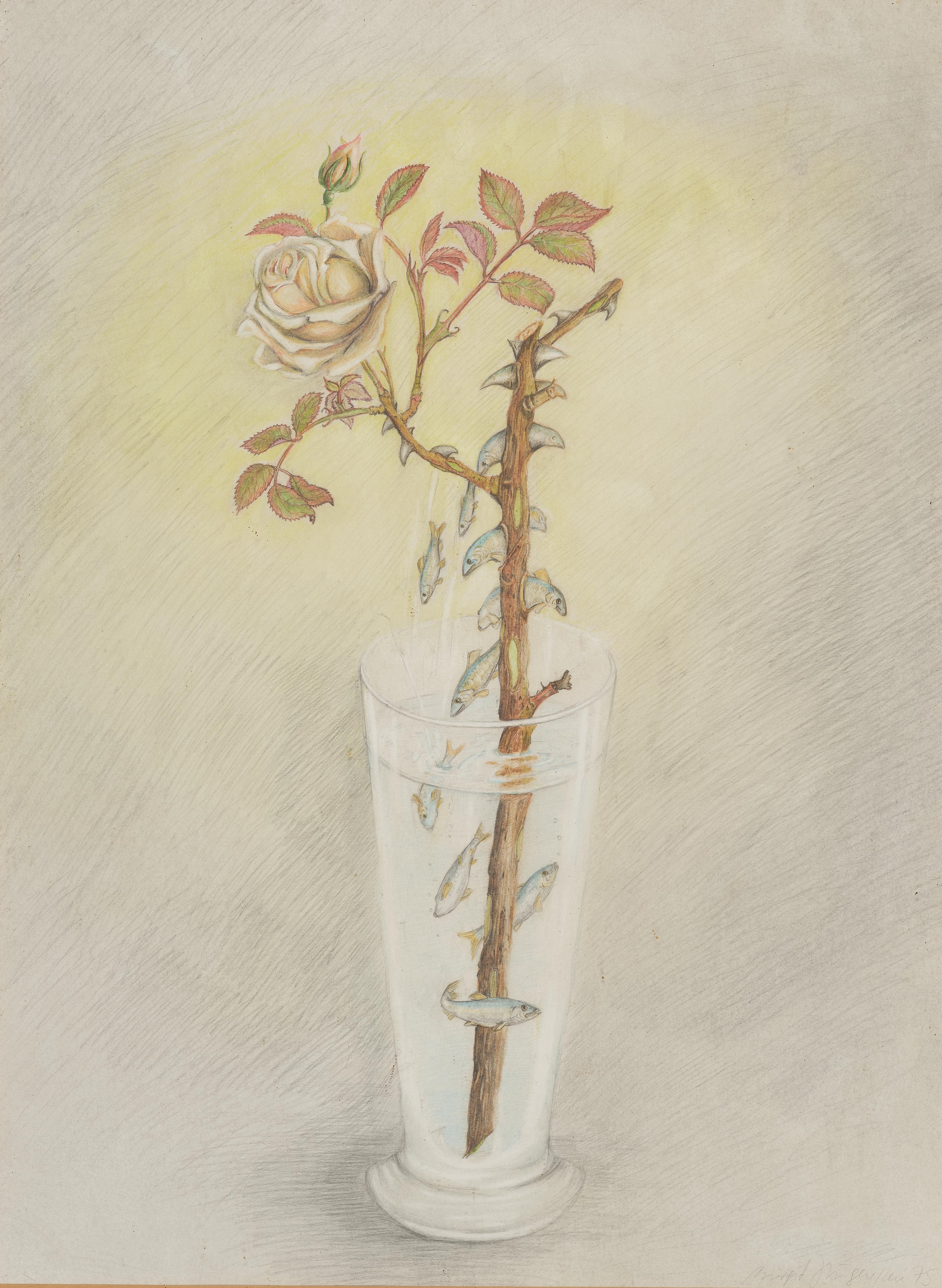 Artwork by Birgit Jurgenssen, Birgit Jürgenssen *, Made of Mixed media on paper