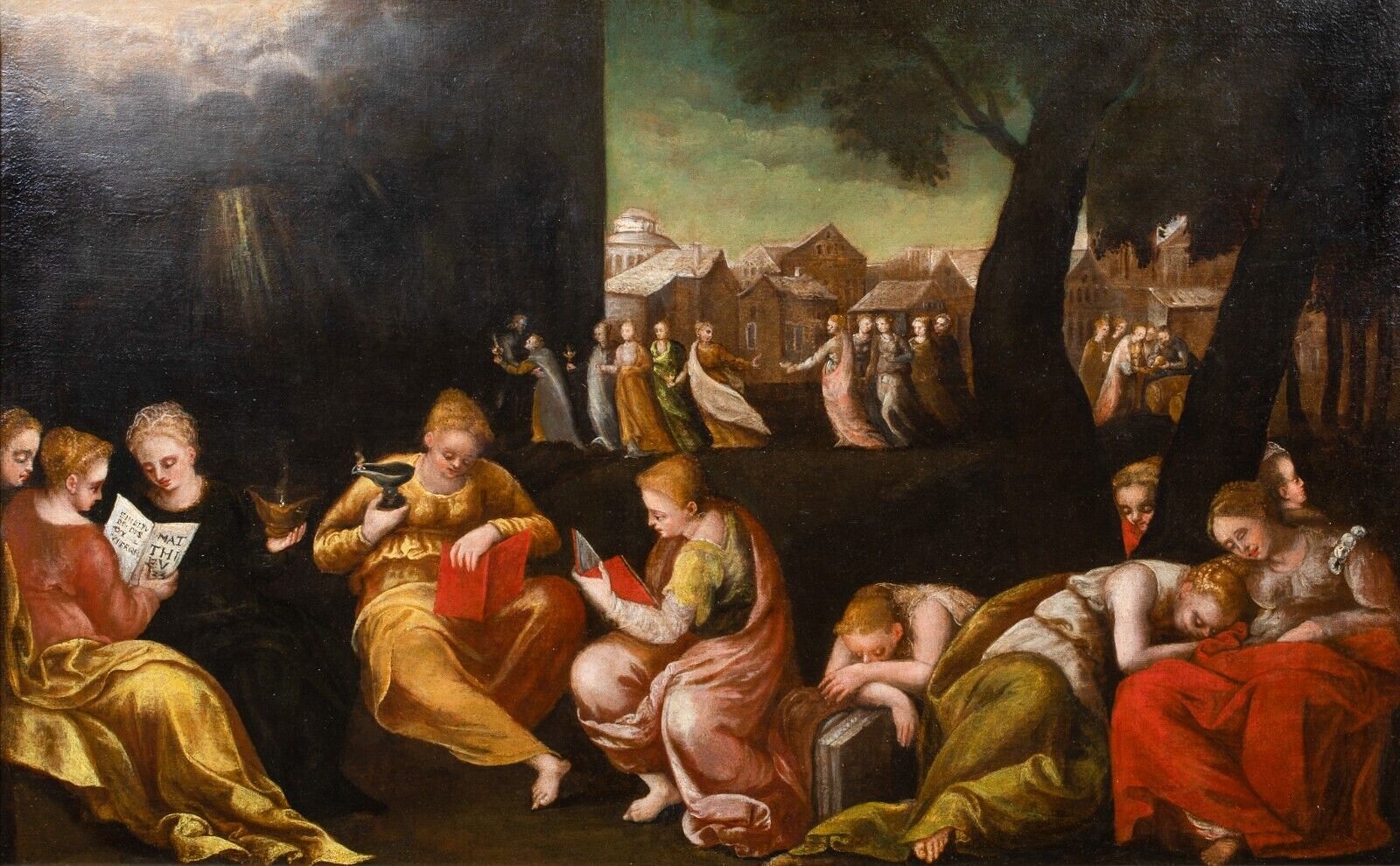 Old Master 16th Century | ALLEGORY OF THE MANY VIRTUES OF MARY OIL ...