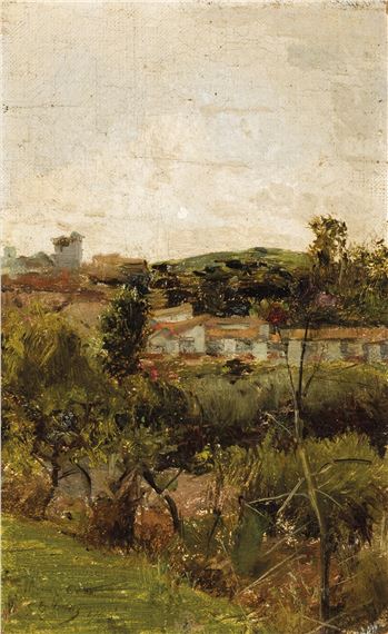 Town view by Casimiro Sainz y Sainz