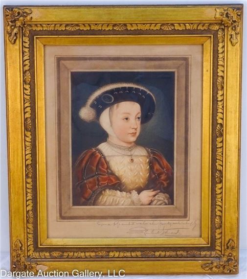 Jean Clouet | Portrait of Anne de la Rochefoucauld | MutualArt