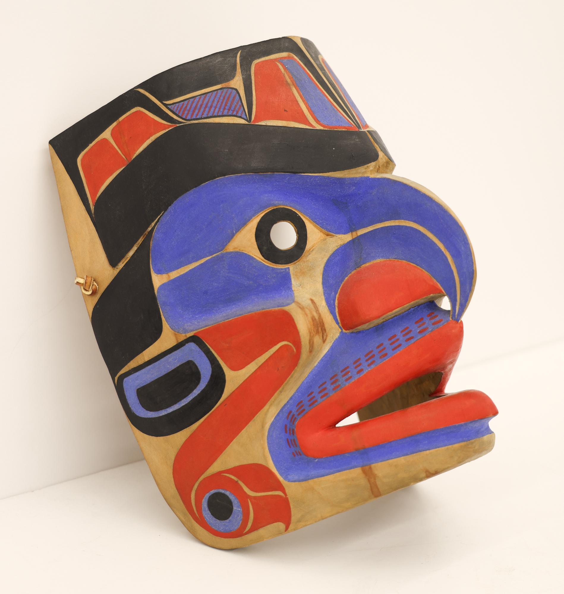 Joe David | Joe David ''Hawkman Mask'' 1973 Painted Cedar Mask (1973 ...