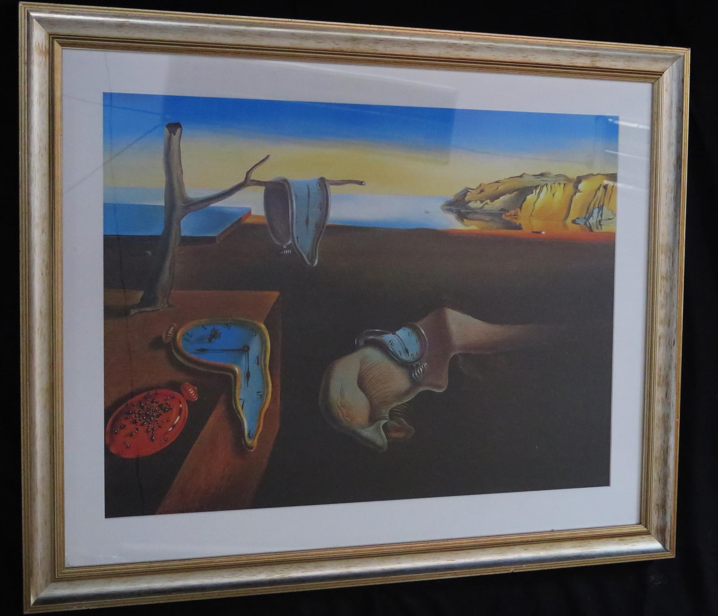 Salvador Dalí The Persistence of Memory print (melting clocks
