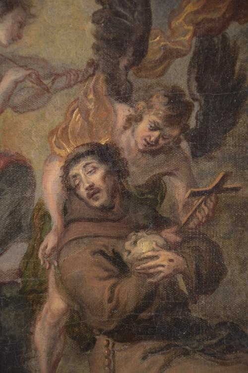 Spanish School | SAINT FRANCIS OF ASSISI IN ECSTASY (1014) | MutualArt