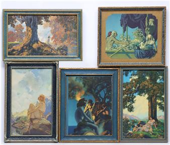 FIVE 1930s EXAMPLES OF MAXFIELD PARRISH ILLUSTRATION - Maxfield Parrish