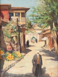 Jour de marché en Orient by Max Moreau, 1931