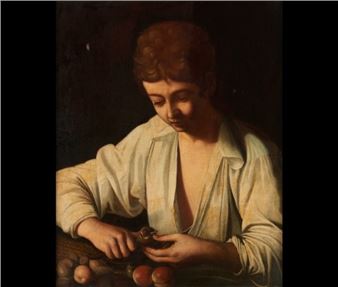 Le jeune marchand de fruits - Italian School, 18th Century