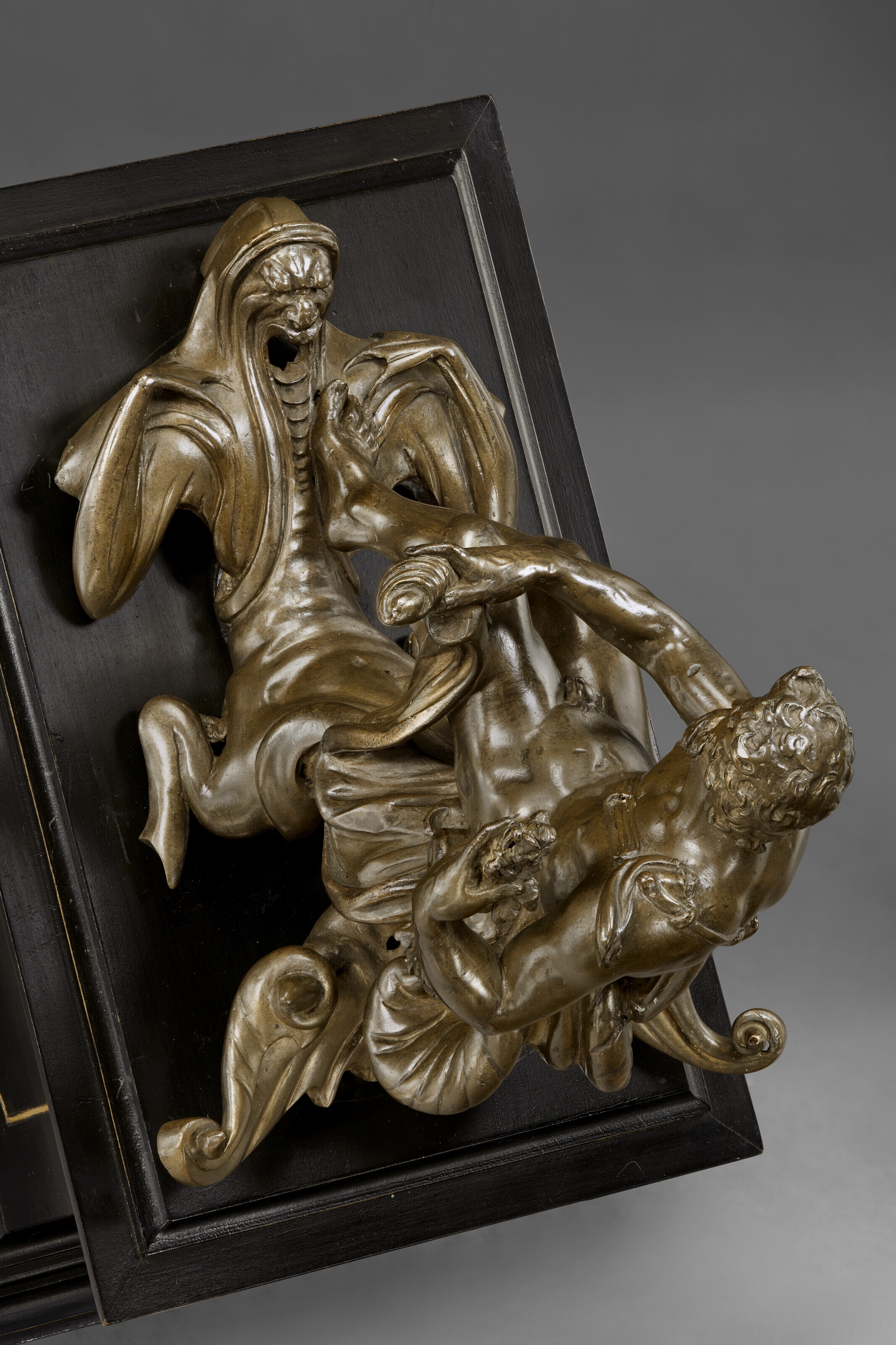 Artwork by Adriaen de Vries, HERCULES OVERCOMING NEREUS ON HIS WAY TO THE GARDEN OF THE HESPERIDES, Made of bronze