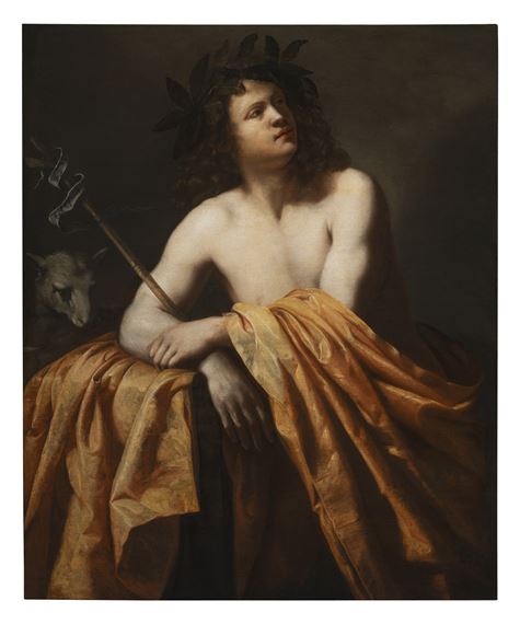 Saint John the Baptist in the Wilderness by Artemisia Gentileschi