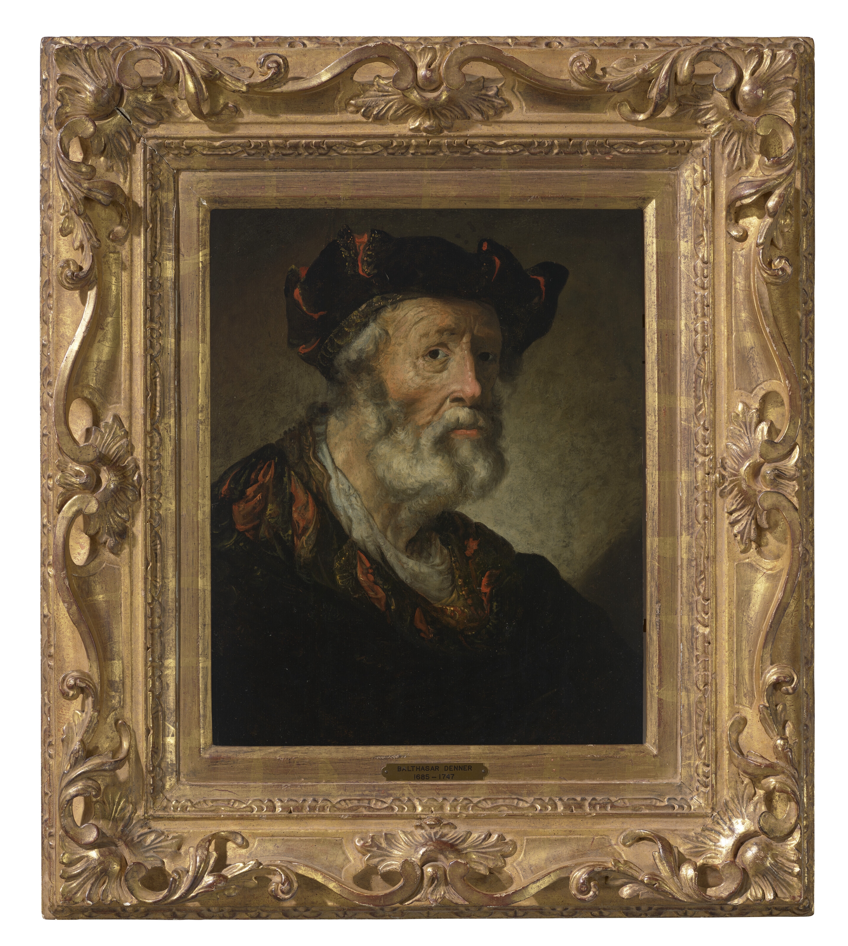 Rembrandt van Rijn | Head study of a bearded man | MutualArt