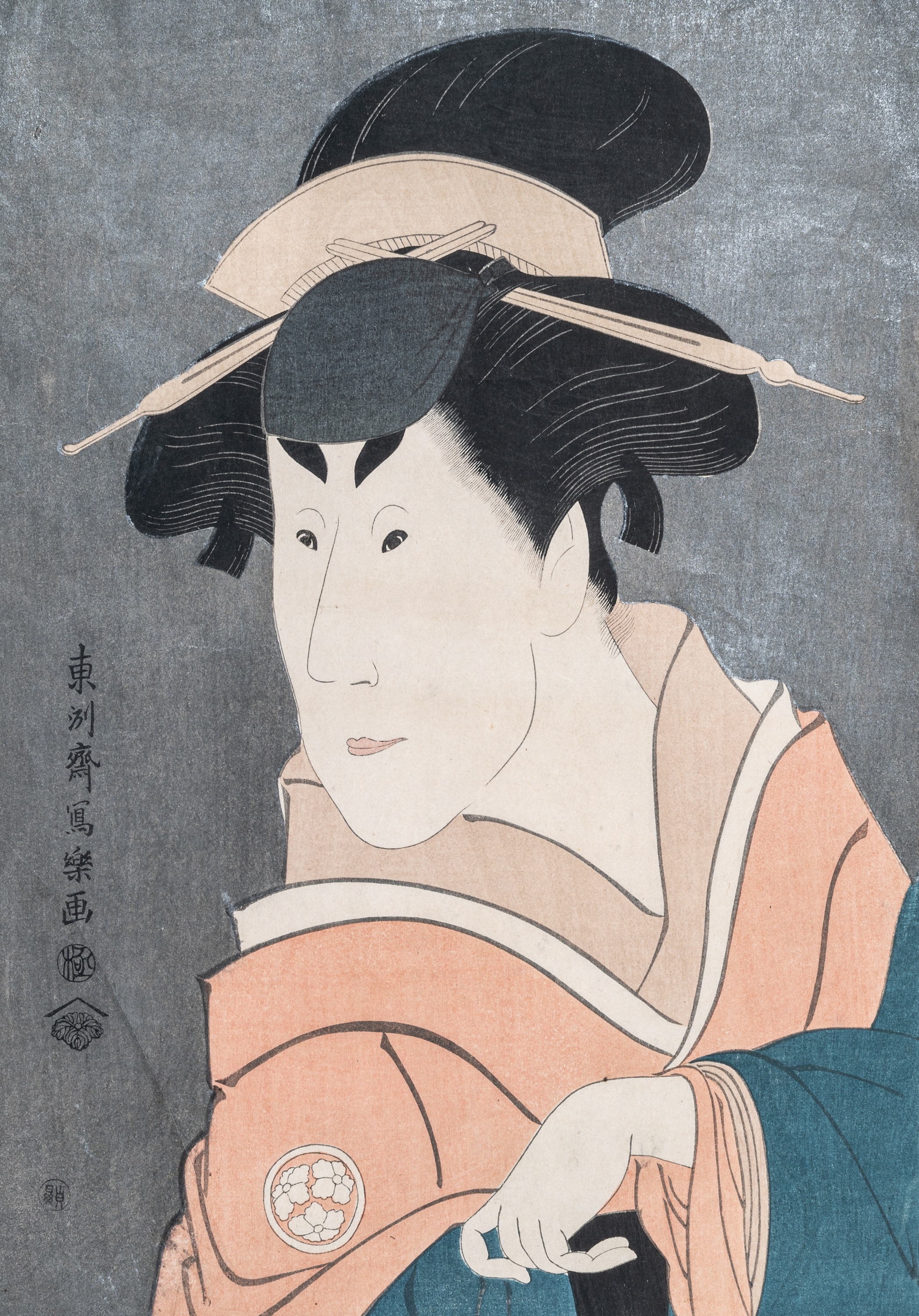 Toshusai Sharaku | : ACTOR OSAGAWA TSUNEYO II AS IPPEI'S OLDER SISTER ...