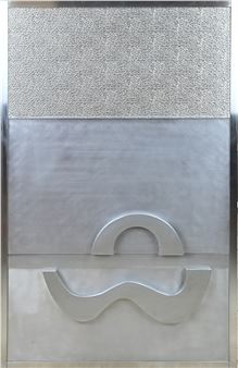 Metaal reliëf - Wim van Oostrom