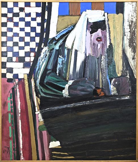 Man met baard by Jan Willem Maronier, 1929