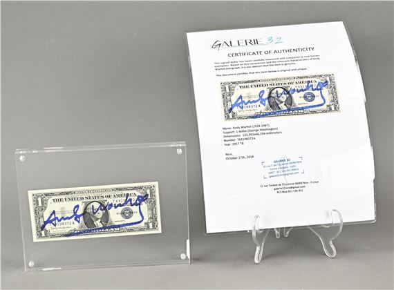 One Dollar by Andy Warhol, 1957