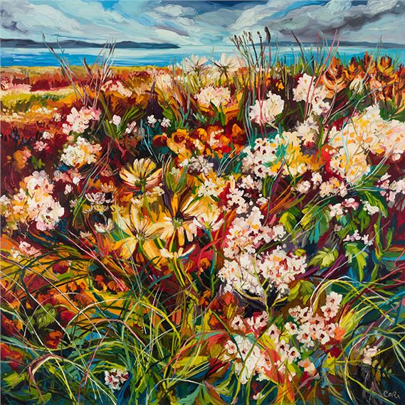 Wading Through Blooms by Cori Creed, dated 2012