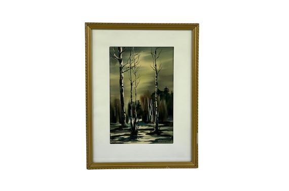 Paper, Watercolour by Zigmunds Šņore, 1979