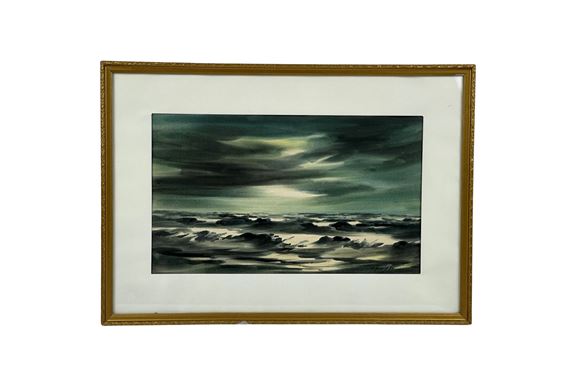 Paper, Watercolour by Zigmunds Šņore, 1980