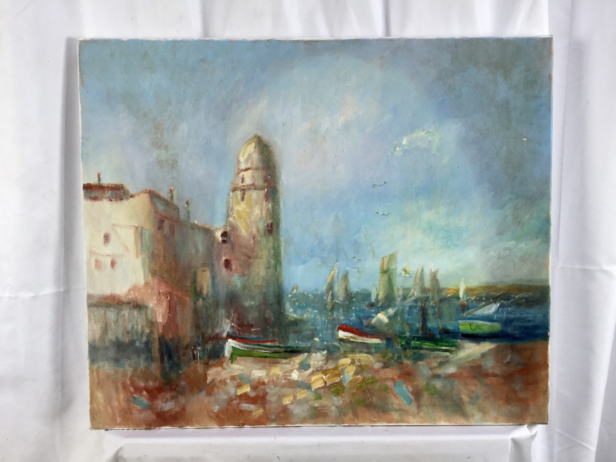 Laszlo Ritter | landscape view of the Mediterranean | MutualArt