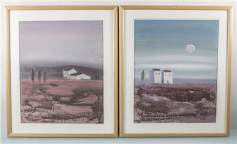 zwei Landschaften / Two landscapes - Zora Matic