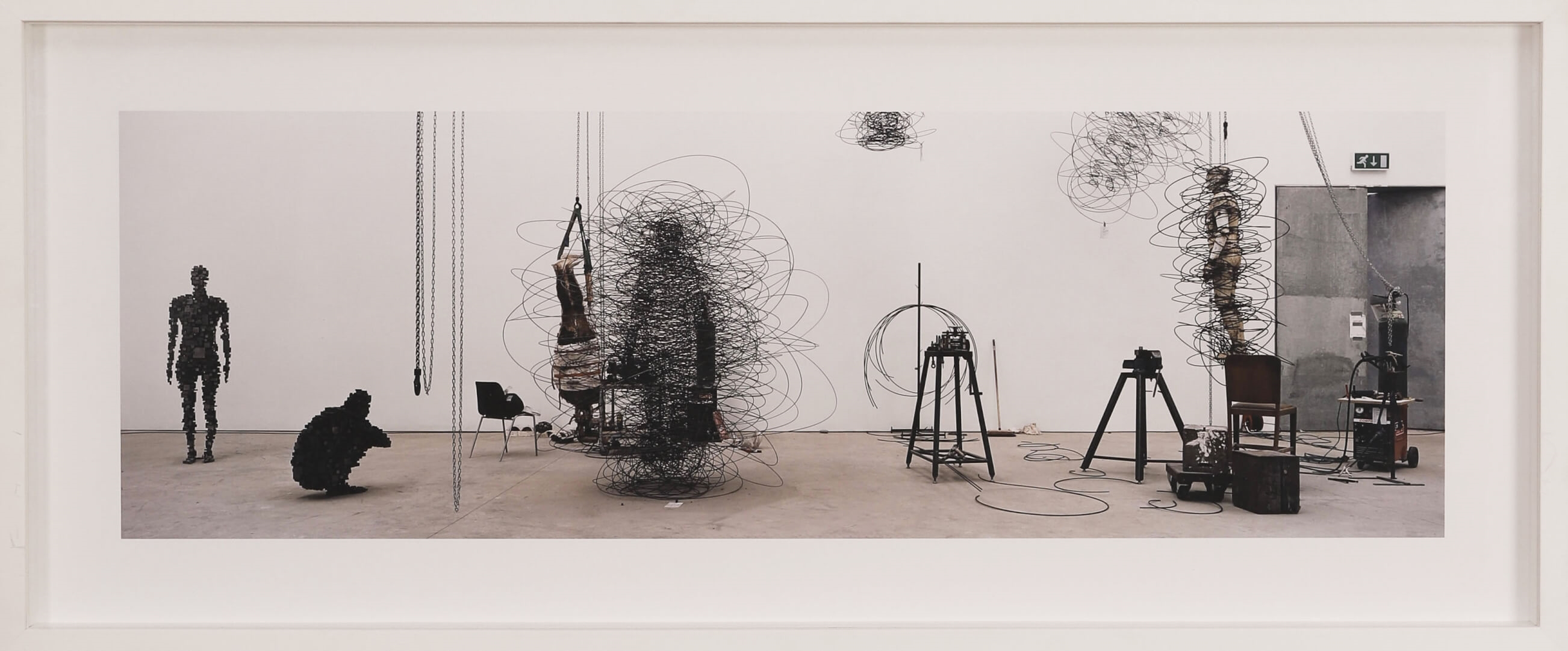 Artwork by Gauthier Deblonde, Atelier d’artiste “Antony Gormley”, Made of Pigment print on paper