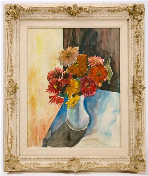 Jane Peterson | Still life of flowers in a vase | MutualArt