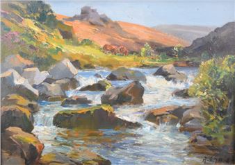 Exmoor river landscapes - Francis Carruthers Gould