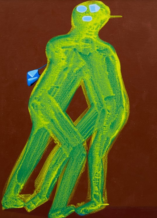Artwork by David Aiken Humphrey, Struggle, Made of acrylic on canvas
