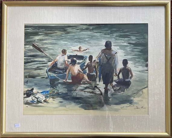 	Jerri Ricci (1916-1995) watercolor by Jerri Ricci