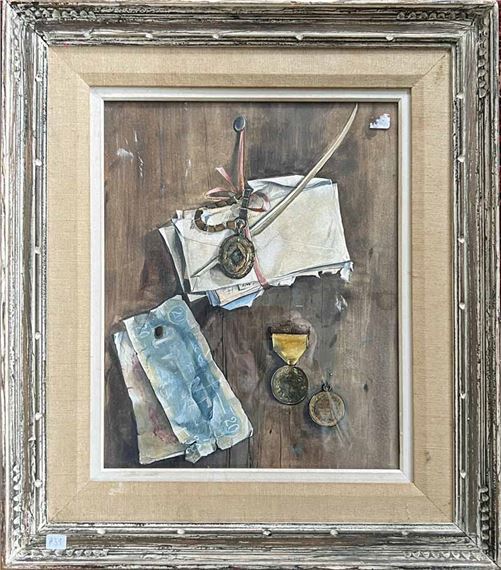 	Jerri Ricci (1916-1995) watercolor still life by Jerri Ricci