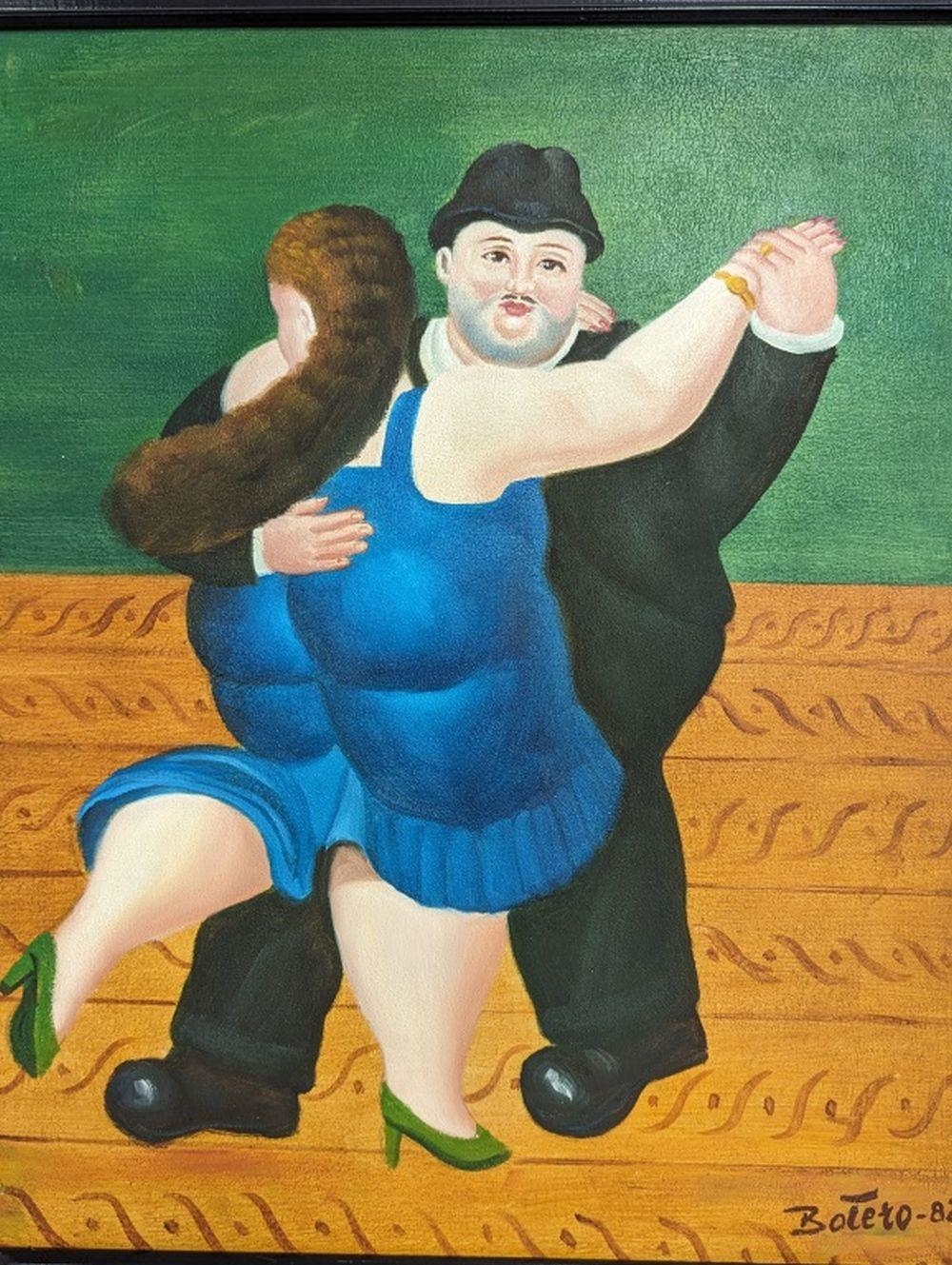 Fernando Botero | Original in Manner of Ferdinand Botero 24 x 20 ...