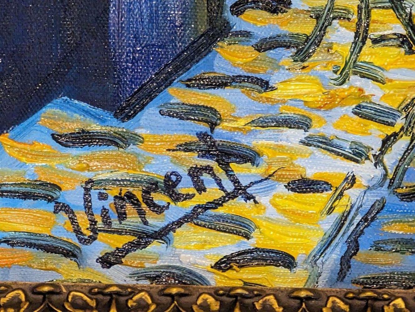 Van Gogh Malte Diese Bäume Häufig Vincent Van Gogh | Original in Manner of Van Gogh | MutualArt