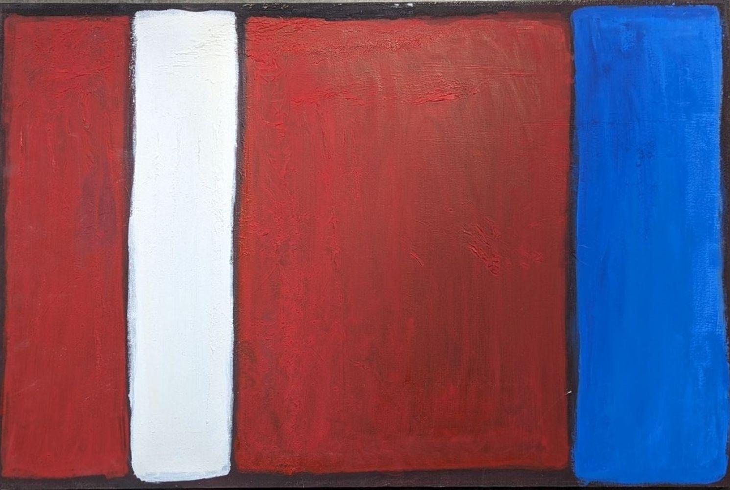 Artwork by Mark Rothko, Original in the Manner of Mark Rothko, Made of Oil on canvas