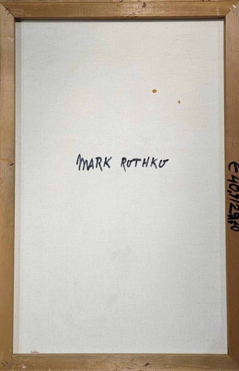 Artwork by Mark Rothko, Original in the Manner of Mark Rothko, Made of Oil on canvas